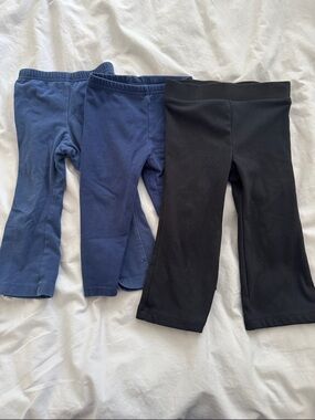 18 monthsKids Basic Leggings Trio - Navy & Black